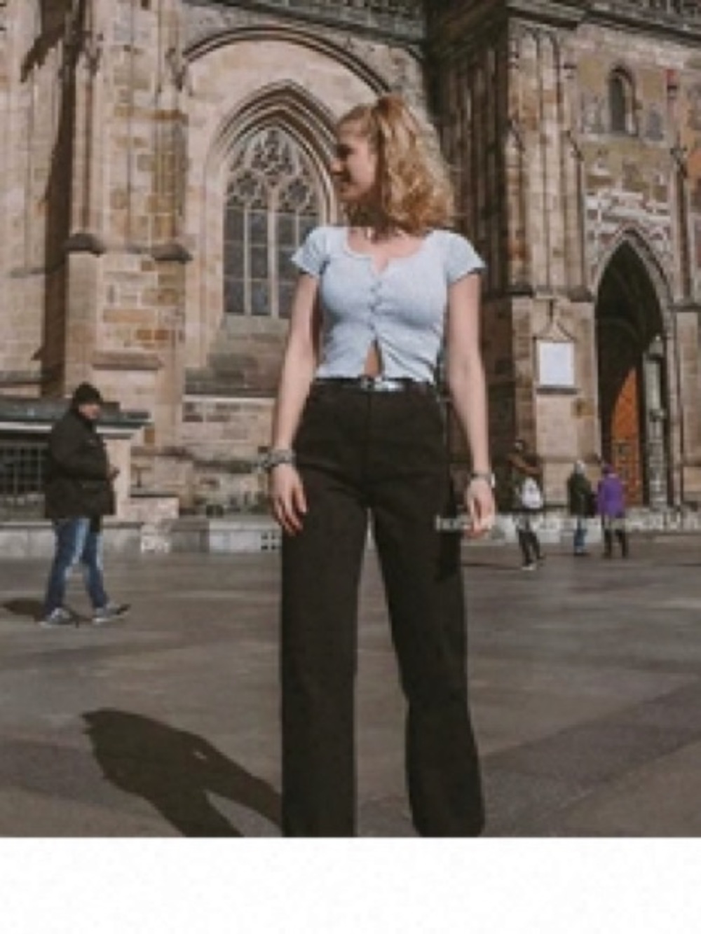 Brandy Melville JOHN GALT women pants high-waist jeans